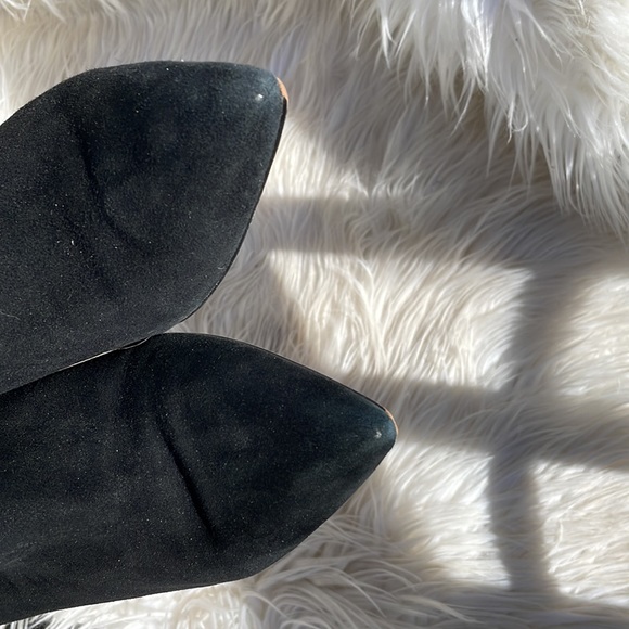 Michael Kors Clara Mid Bootie Suede Zip Heel EUC - Picture 7 of 13